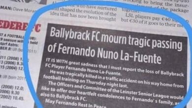 قصة فرناندو لافوينتي الذي قتله ناديه الآيرلندي