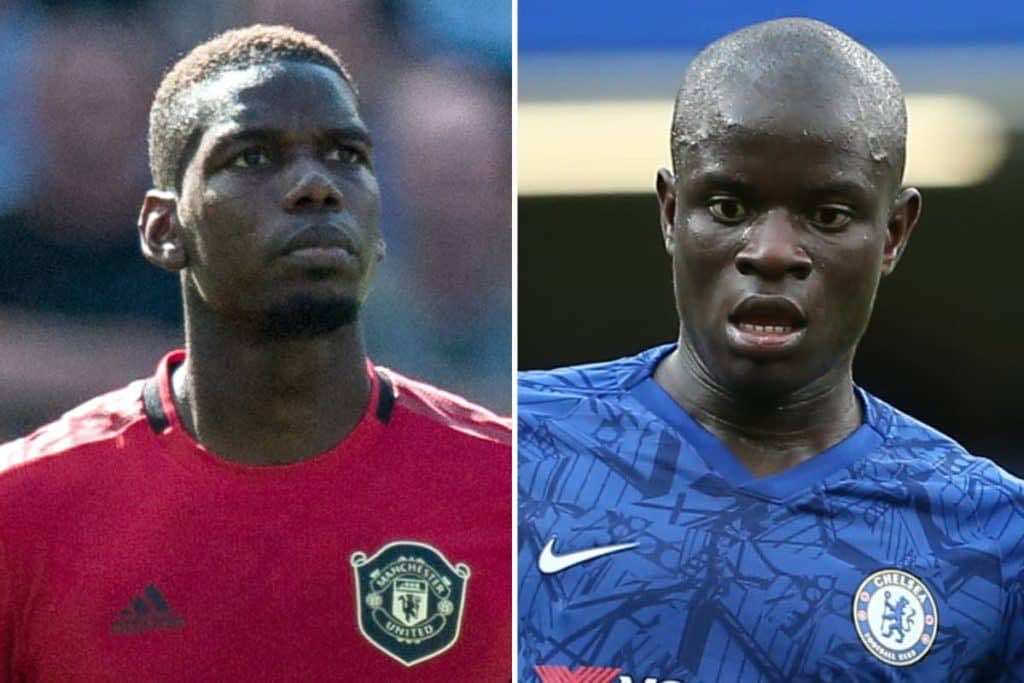 نجولو كانتي وبول بوجبا (صور: Getty)