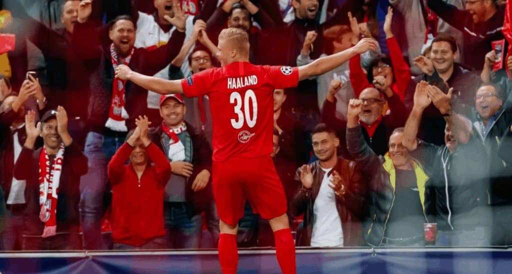 مهاجم النرويج ومهاجم نادي ريد بول سالزبورج هالاند (صور: Getty)