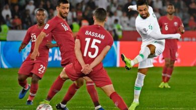 هاتان باهبري لاعب منتخب السعودية في مباراة قطر بكأس أمم آسيا 2019 (صور: Getty)