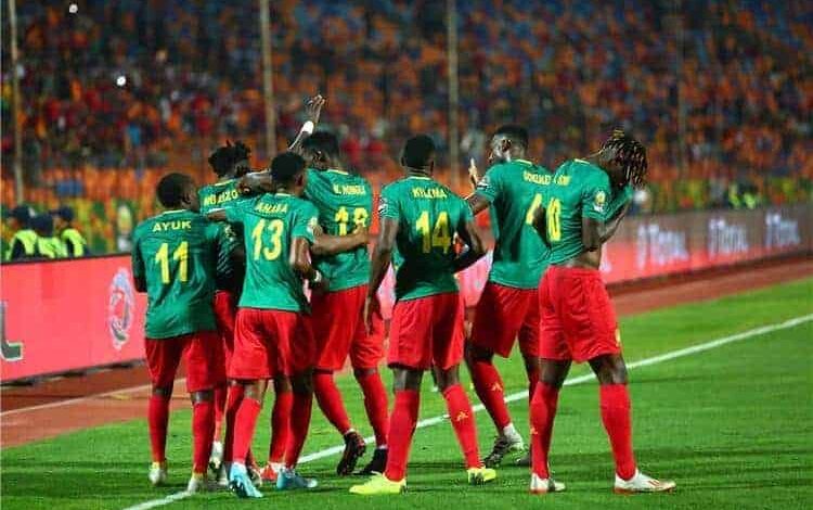 فرحة منتخب الكاميرون بالفوز على مالي فى بطول افريقيا تحت 23 عام (صور:Google)