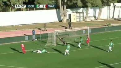 مباراة الوداد وأومبيك خريبكة فى الدوري المغربي (صور:youtube)