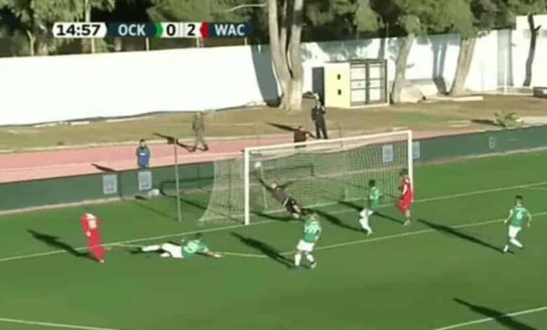 مباراة الوداد وأومبيك خريبكة فى الدوري المغربي (صور:youtube)