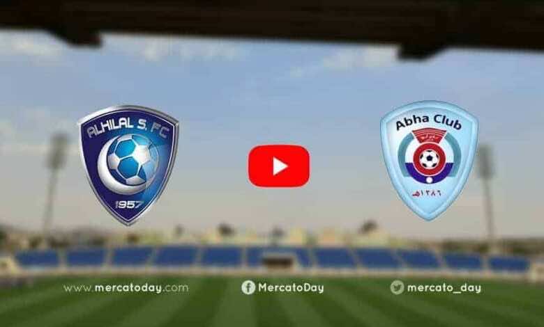 الهلال أبها ضد نتيجة مباراة