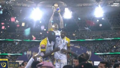 النصر بطل كأس السوبر السعودي 2020 (صور:tv)