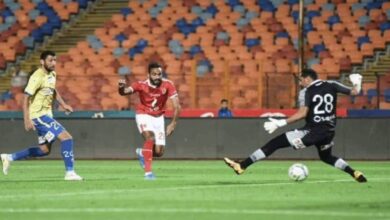 محمود كهربا يهز شباك طنطا في الدوري المصري