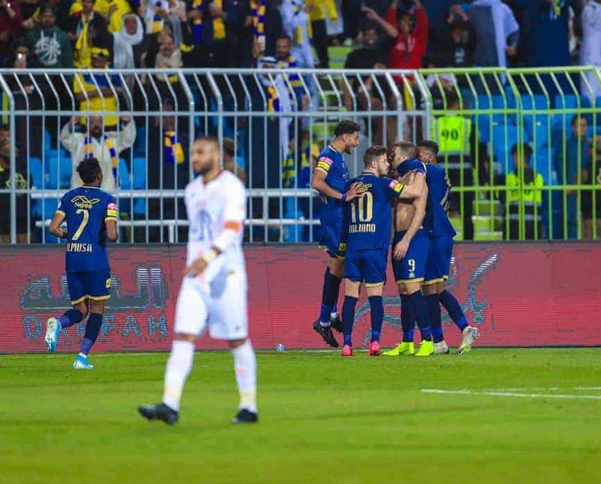 أهداف مباراة النصر والشباب في الدوري السعودي ميركاتو داي