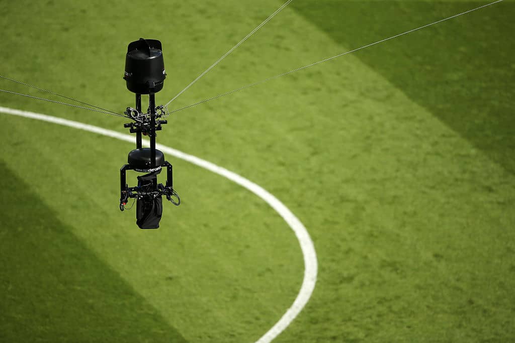 كاميرا العنكبوت في ملاعب كرة القدم (صور: Getty)