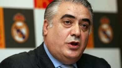 لورينزو سانز رئيس ريال مدريد السابق (صورة: BERNARDO RODRIGUEZ (EFE))