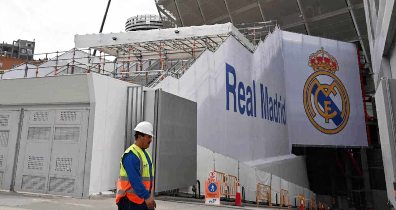 مقر نادي ريال مدريد الاسباني أثناء الحجر الصحي بعد تفشي فيروس كورونا