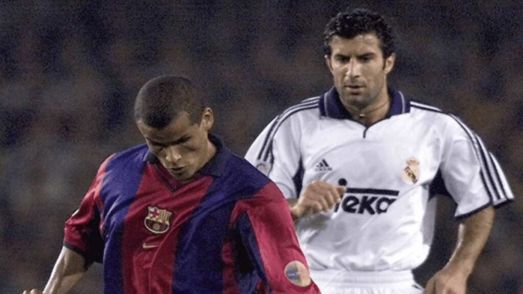 كورة وميركاتو | جميع صفقات ريال مدريد عام 2000 -ريفالدو و لويس فيجو في مباراة الكلاسيكو عام 2000 بين ريال مدريد وبرشلونة