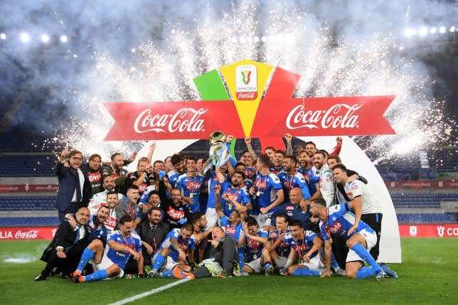 نابولي بطل كأس إيطاليا موسم 2019-2020 (صور:AFP)