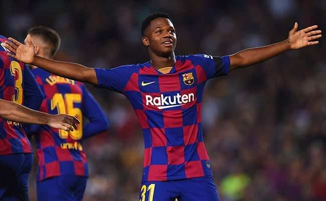 أنسو فاتي لاعب برشلونة