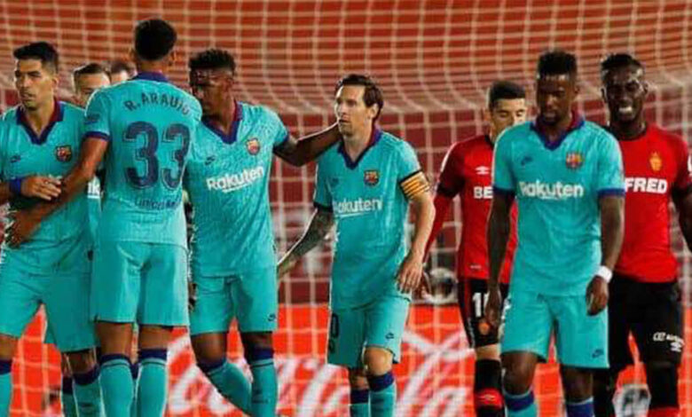 في مباراة من طرفين..برشلونة يهزم مايوركا 4-0 ويعزز صدارته للدوري الاسباني