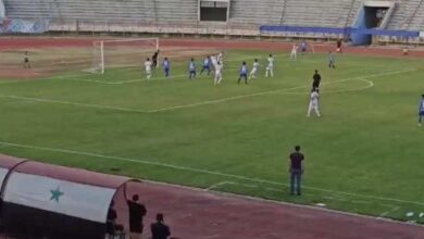 مباراة حطين والفتوة فى الدوري السوري