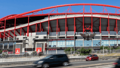 ملعب النور - دالوش لشبونة ، ملعب بنفيكا البرتغالي - صور AFP