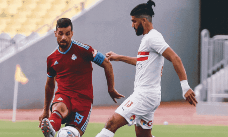 فرجاني ساسي وعبد الله السعيد في مباراة بيراميدز والزمالك ضمن استعدادات عودة الدوري المصري 2020