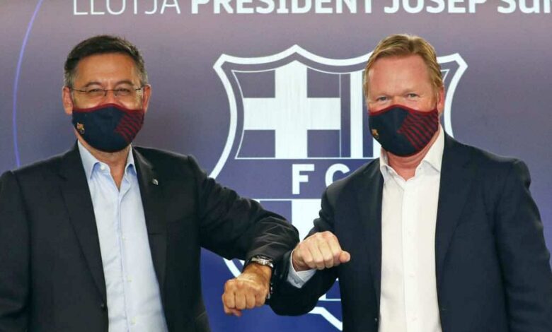 أخبار برشلونة: كومان يطلب التعاقد مع 5 لاعبين في الميركاتو الصيفي
