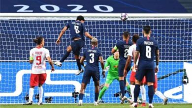 أهداف باريس سان جيرمان ولايبزيج فى دوري أبطال أوروبا (صور:twitter)