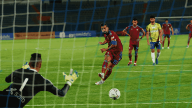 عبد الله السعيد يسجل في مباراة بيراميدز وطنطا في الدوري المصري