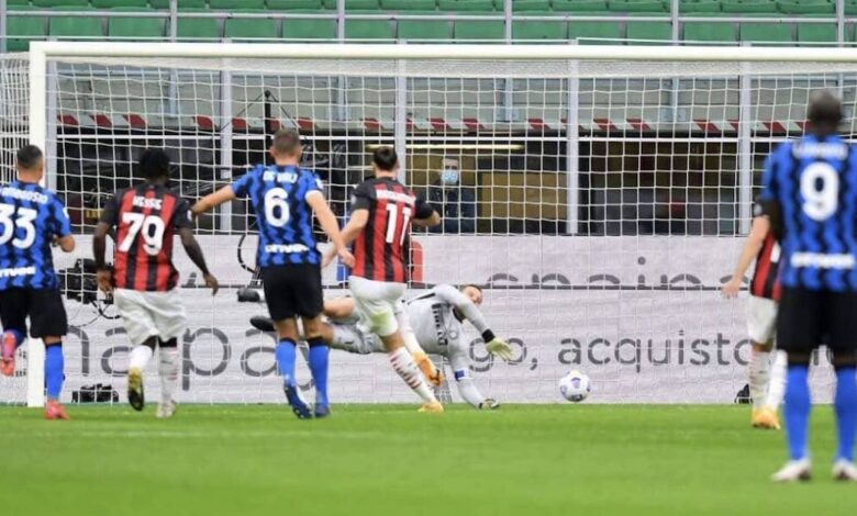 زلاتان يسجل ثنائية لميلان في ديربي 2020 في الكالتشيو