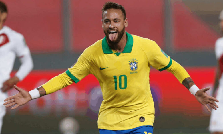 البرازيل وبيرو في تصفيات كأس العالم 2022 "نيمار يقتل فرحة الثعبان"