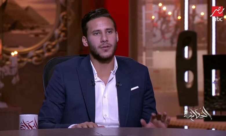 لقاء رمضان صبحي مع عمرو أديب في برنامج الحكاية