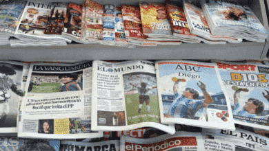 صحف اسبانيا تودع مارادونا