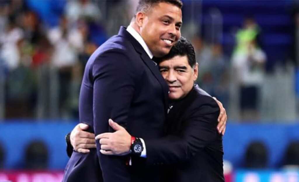 الظاهرة رونالدو يكشف عن آخر حديث جمعه بالراحل دييجو أرماندو مارادونا