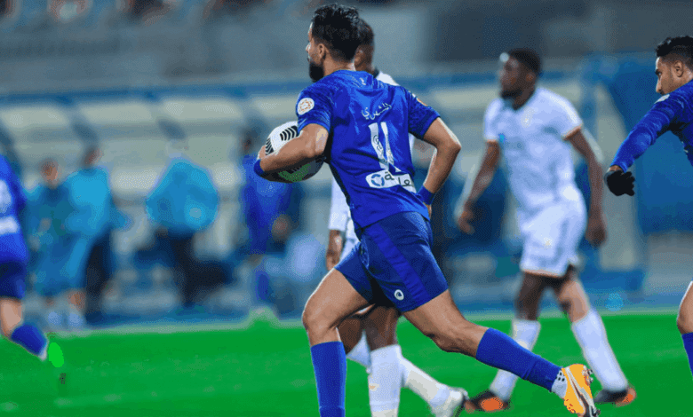 صالح الشهري يسجل هدف تعادل الهلال امام الشباب في الدوري السعودي موسم 2021/2020