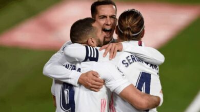 فرحة فاسكيز وراموس وبنزيمة بفوز ريال مدريد على بلباو في الدوري الاسباني