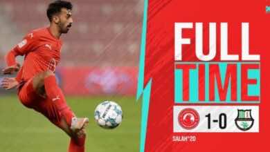 الدوري القطري | جاسر يحيى يحتفل بفوز العربي على الأهلي