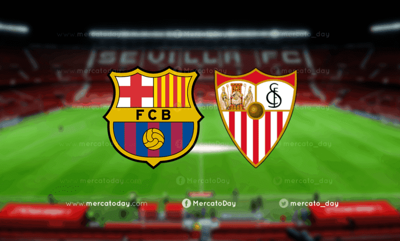 عاجل | تشكيلة برشلونة الأساسية امام اشبيلية في كأس ملك اسبانيا