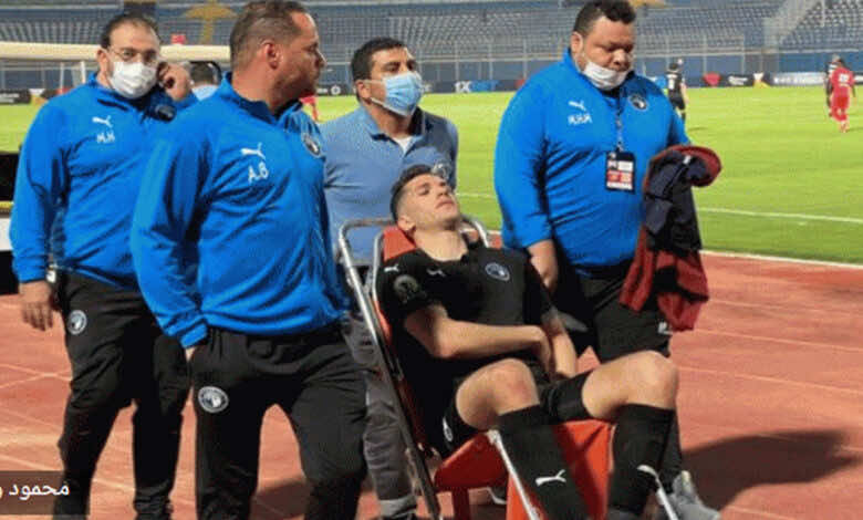هاني سعيد يؤكد إصابة محمود وادي لاعب بيراميدز بكسر وشرخ في ضلعين!