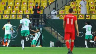 مشاهدة اهداف مباراة منتخب السعودية ومنتخب فلسطين في تصفيات كأس العالم وامم آسيا - فيديو