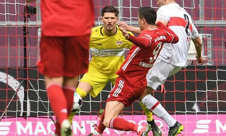 نتيجة مباراة بايرن ميونخ وشتوتجارت في الدوري الالماني "رغم النقص العددي.. البافاري لا يرحم"