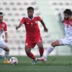 صور مباراة عمان والاردن الودية في الامارات ضمن استعدادت تصفيات كأس العالم 2022
