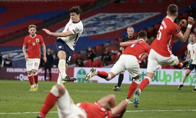 مشاهدة اهداف مباراة منتخب انجلترا ومنتخب بولندا في تصفيات كأس العالم 2022 - فيديو