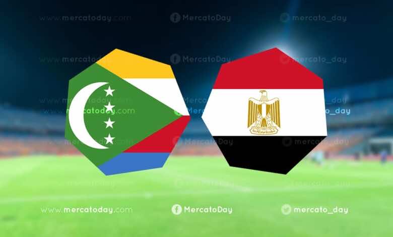ملخص مباراة مصر و جزر القمر اليوم 29-3-2021