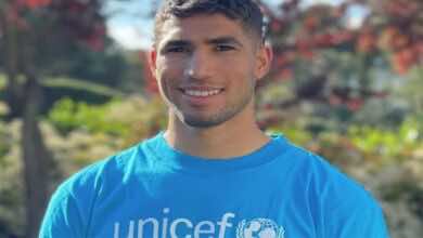 اليونسيف يختار أشرف حكيمي بطلاً لحقوق الطفل في المغرب