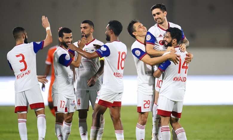 نتيجة مباراة الشارقة وعجمان في الدوري الاماراتي «الملك يحفظ مركزه»