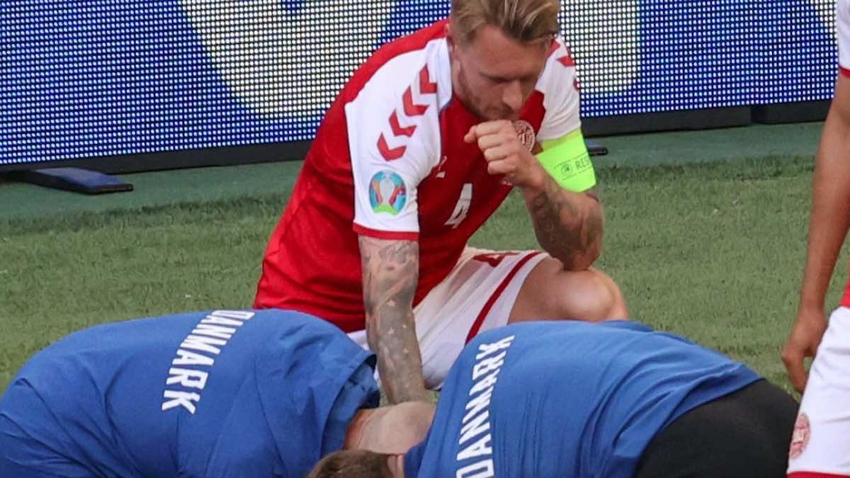 اصابة لاعب الدنمارك