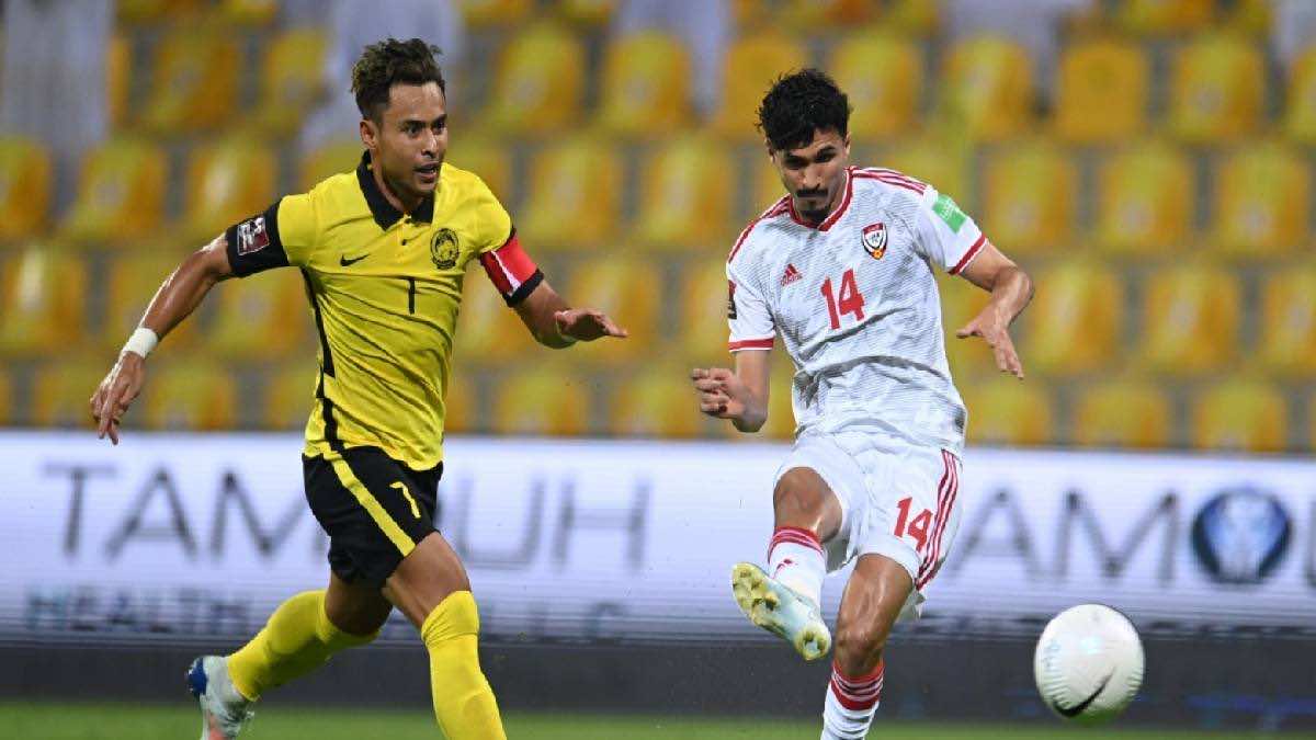 الإمارات تستعيد نغمة الانتصارات برباعية في ماليزيا بتصفيات كأس العالم 2022 (صور:twitter)