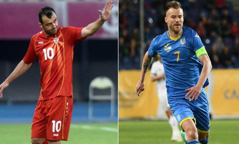 موعد مباراة أوكرانيا ومقدونيا الشمالية فى يورو 2020 والقنوات الناقلة (صور:AFP)