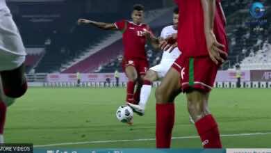 شاهد فيديو اهداف مباراة عمان وقطر في تصفيات كأس العالم 2022 "الحكم يظلم عُمان"