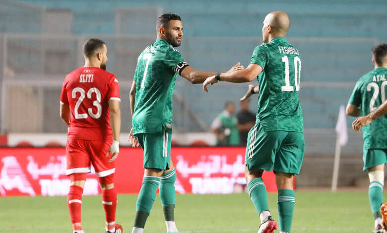 الجزائر تحطم رقم كوت ديفوار بالفوز على تونس في تحضيرات تصفيات مونديال 2022