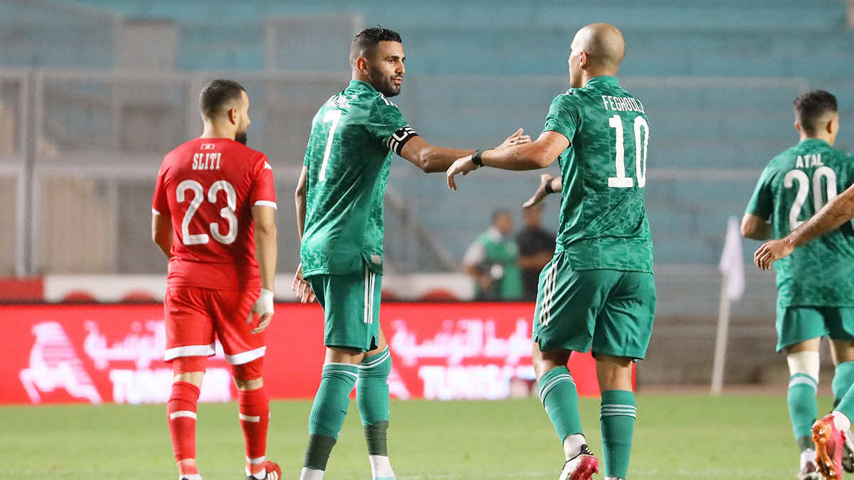 الجزائر تحطم رقم كوت ديفوار بالفوز على تونس في تحضيرات تصفيات مونديال 2022