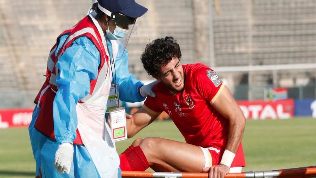 الاصابة أمام نهضة بركان تحرم الاهلي من محمد هاني في مباراة الترجي
