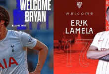 رسميًا | الصفقة التبادلية تمت.. بريان جيل إلى توتنهام ولاميلا إلى إشبيلية