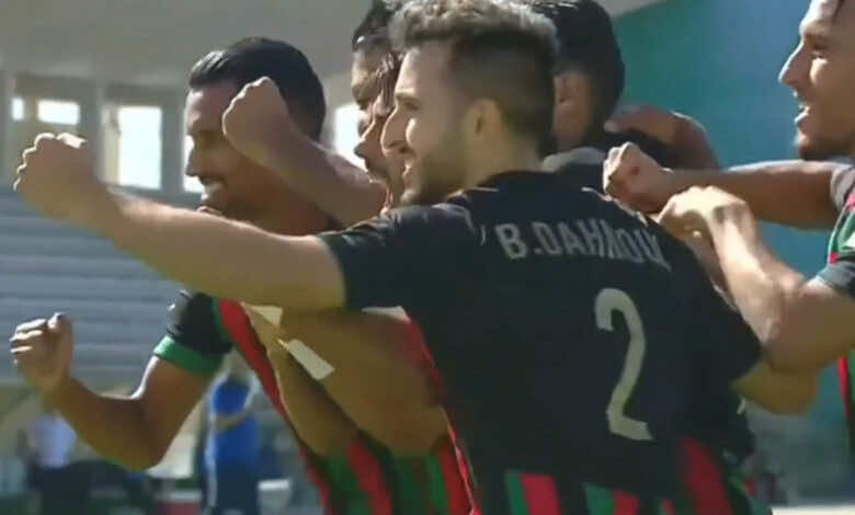 شاهد فيديو اهداف مباراة الجيش الملكي ويوسفية برشيد في البطولة المغربية إنوي